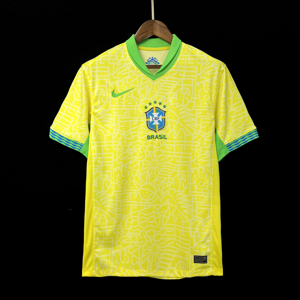 Brazil Raphinha 11 Home Soccer Jersey 2024/25