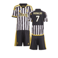 Juventus Cristiano Ronaldo 7 Kids Home Soccer Jersey 2023/24