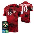 Canada Ashley Lawrence 10 Home Soccer Jersey World Cup 2023
