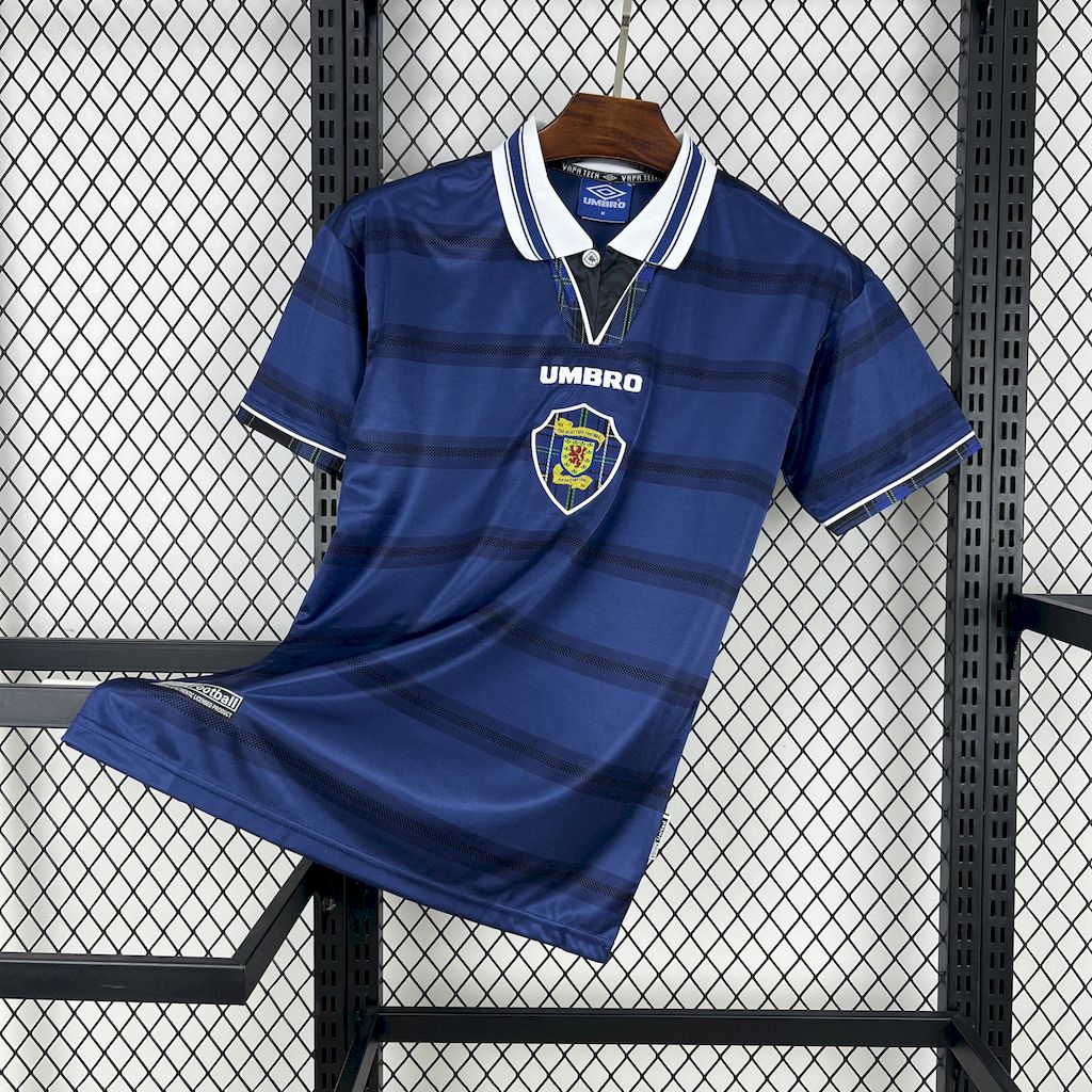 Scotland Retro Home Soccer Jersey 1998-2000