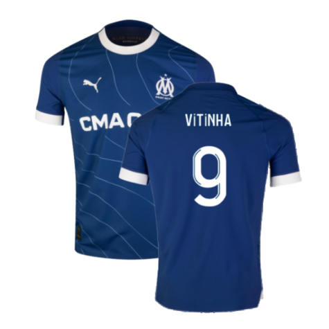 Olympique Marseille Vitinha 9 Away Soccer Jersey 2023/24