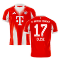 Bayern Munich Michael Olise 17 Home Soccer Jersey 2025-2026