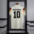 Germany Lothar Matthäus 10 Home Retro Soccer Jersey World Cup 1990