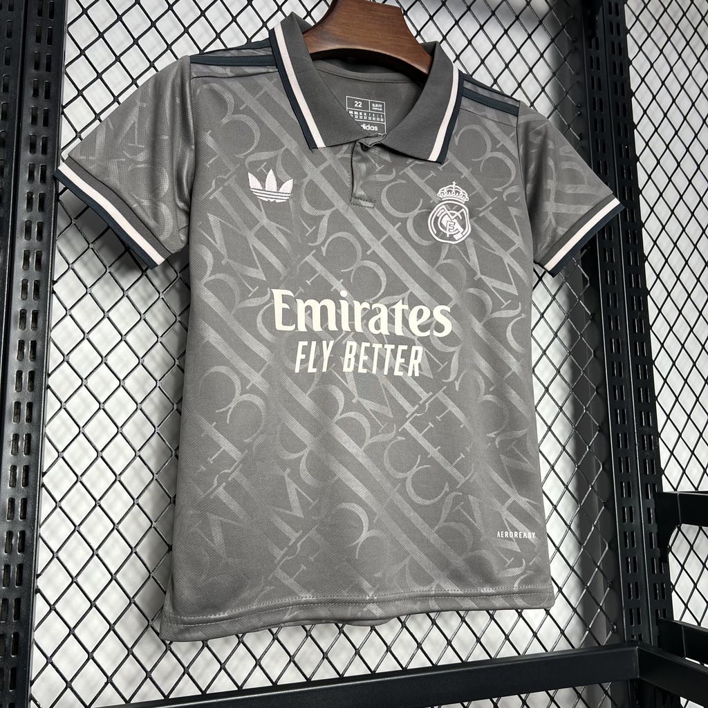Real Madrid Cristiano Ronaldo 7 Third Kids Soccer Jersey 2024/25