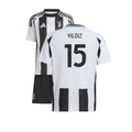 Juventus Kenan Yildiz 15 Kids Home Soccer Jersey 2024/25
