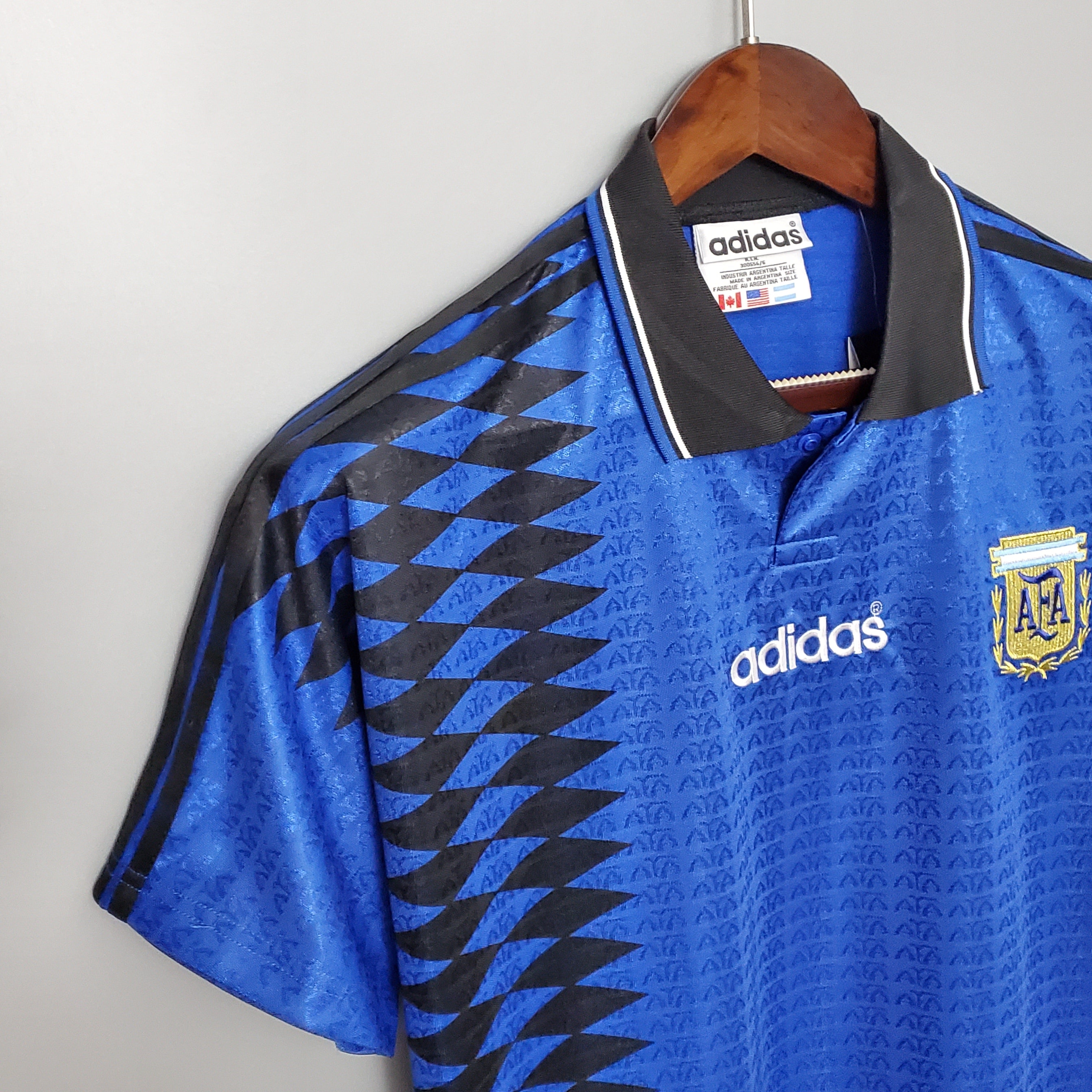 Argentina Diego Maradona 10 Away Retro Soccer Jersey World Cup 1994