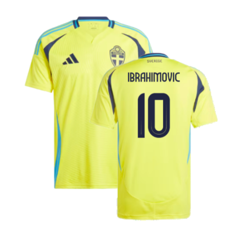 Sweden Zlatan Ibrahimović 10 Home Soccer Jersey 2024/25