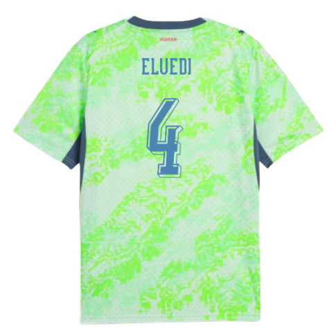 Switzerland Nico Elvedi 4 Away Soccer Jersey World Cup 2026