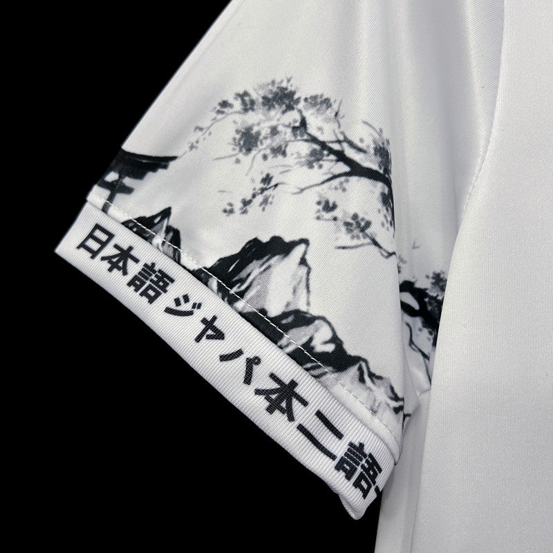 Japan Ink Landscape Limited Edition Soccer Jersey 2023/24 - White