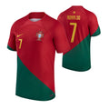 Portugal Cristiano Ronaldo 7 Home Soccer Jersey World Cup 2022