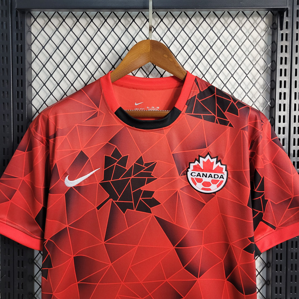Canada Atiba Hutchinson 13 Home Soccer Jersey World Cup 2023