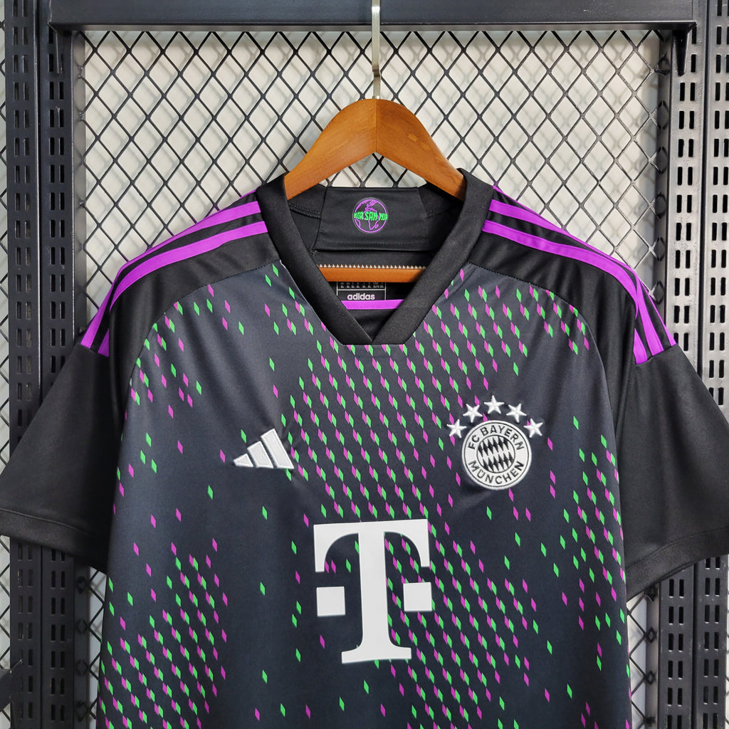Bayern Munich Robert Lewandowski 9 Away Soccer Jersey 2023/24
