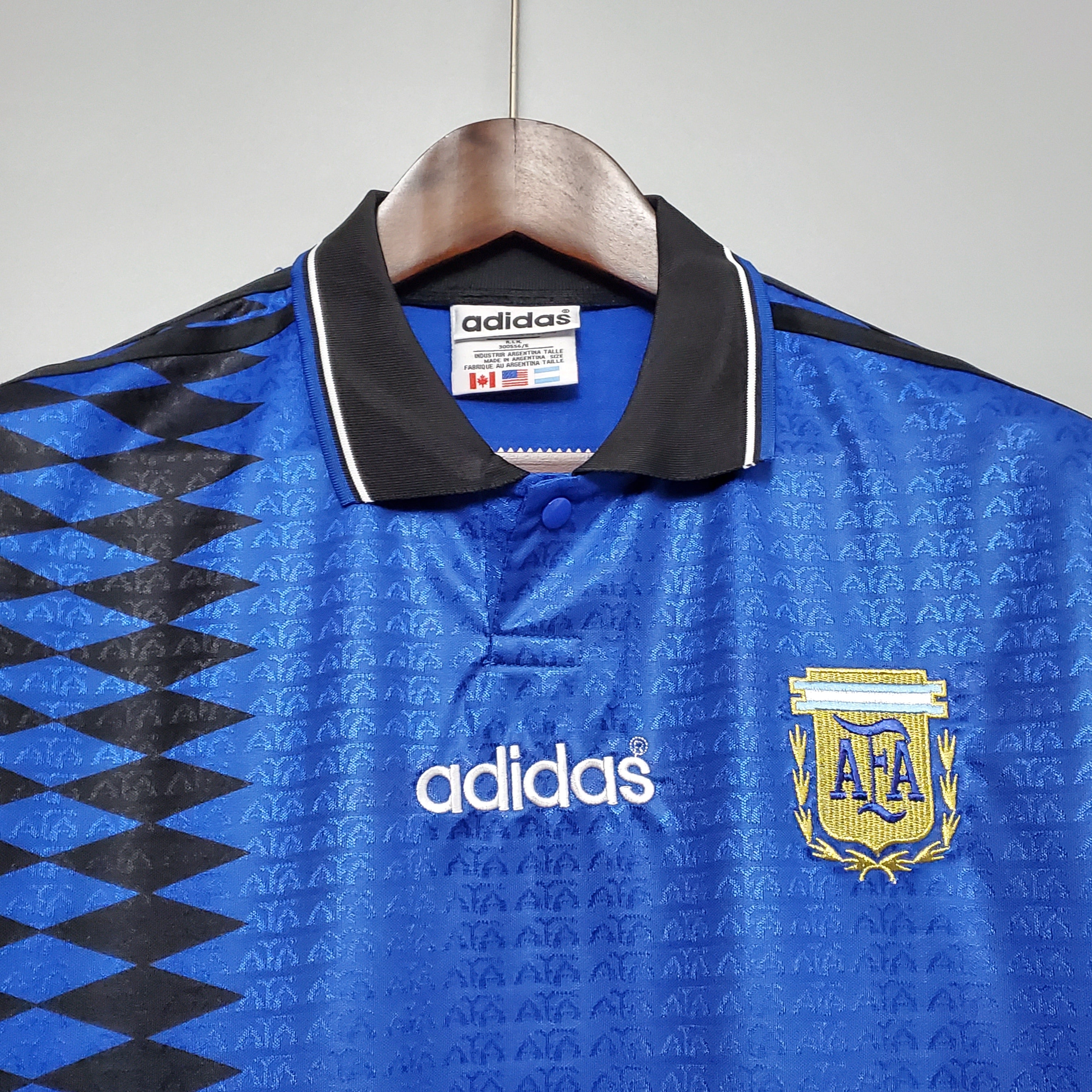 Argentina Diego Maradona 10 Away Retro Soccer Jersey World Cup 1994