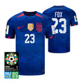 USA Emily Fox 23 Away Soccer Jersey - World Cup 2023