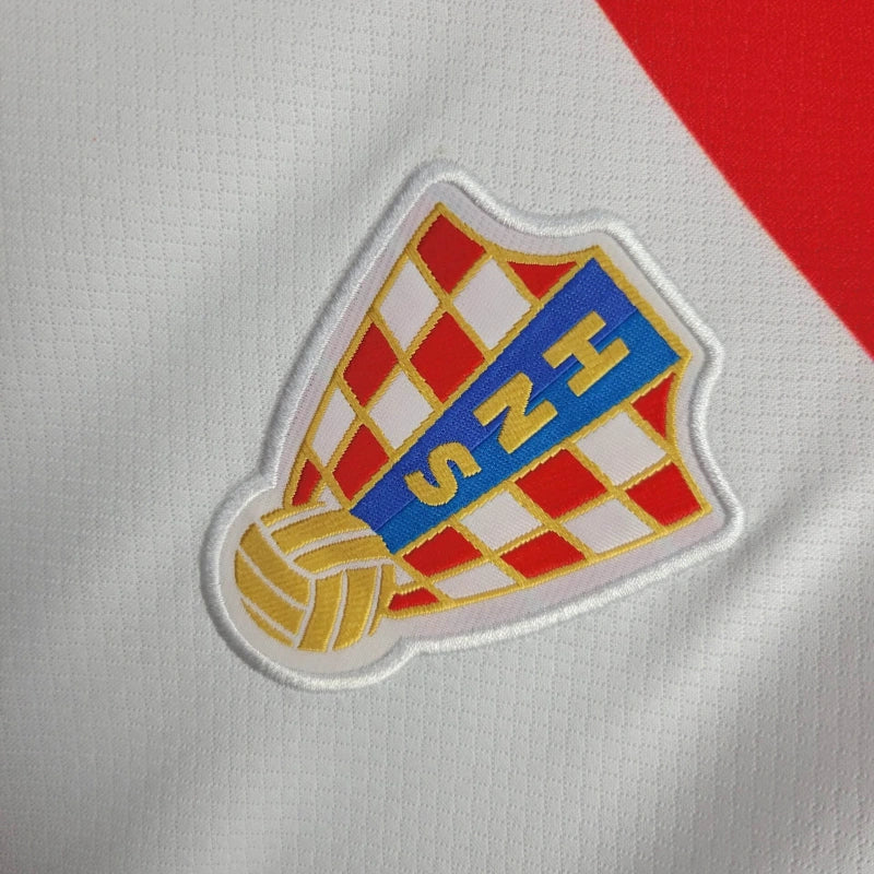 Croatia Home Soccer Jersey UEFA Euro 2024