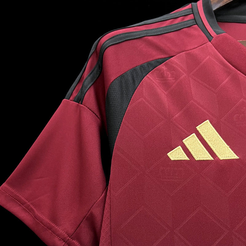 Belgium Charles De Ketelaere 22 Home Soccer Jersey UEFA Euro 2024