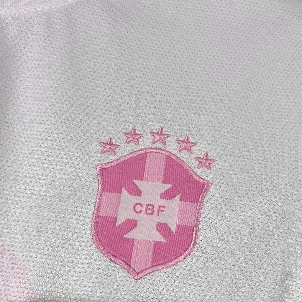 Brazil X Cristo Redentor Special Edition Soccer Jersey 2025-2026 - Pink