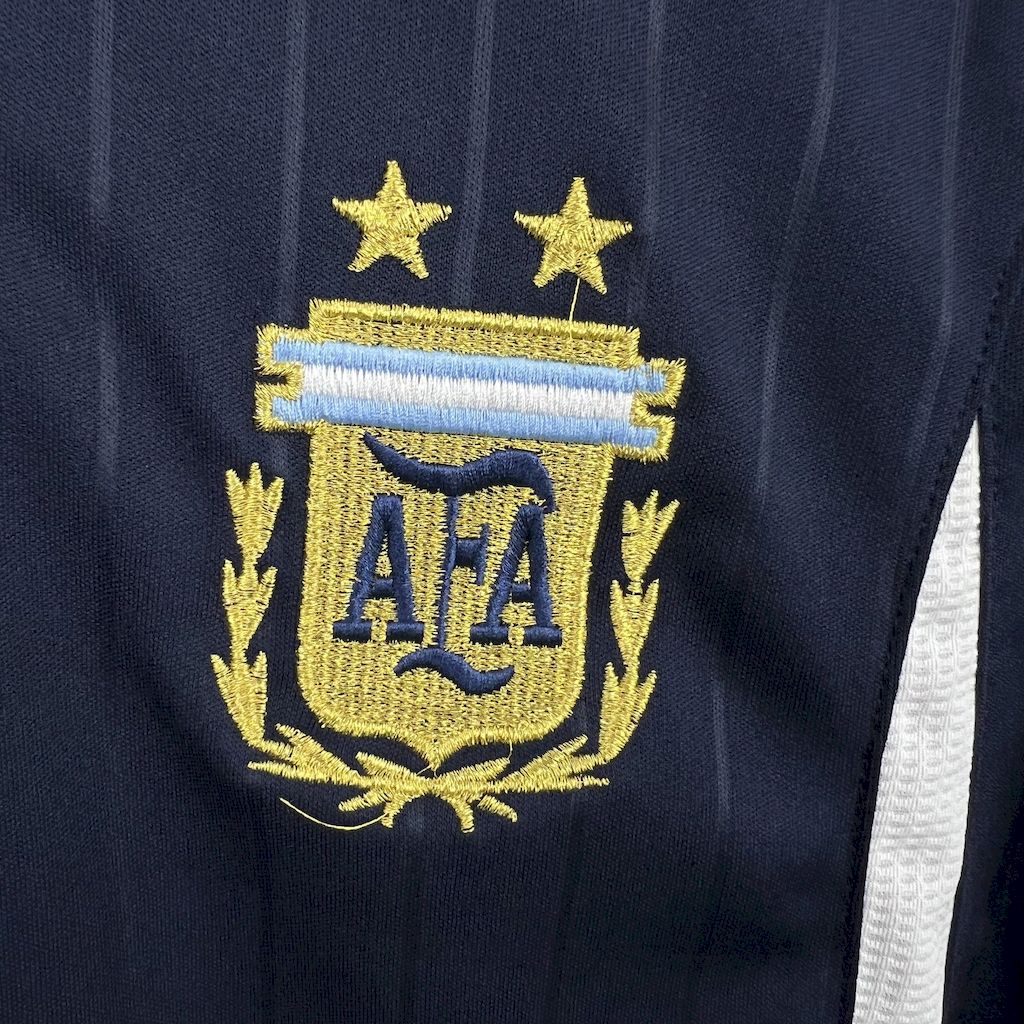 Argentina Retro Long Sleeve Away Soccer Jersey World Cup 2006