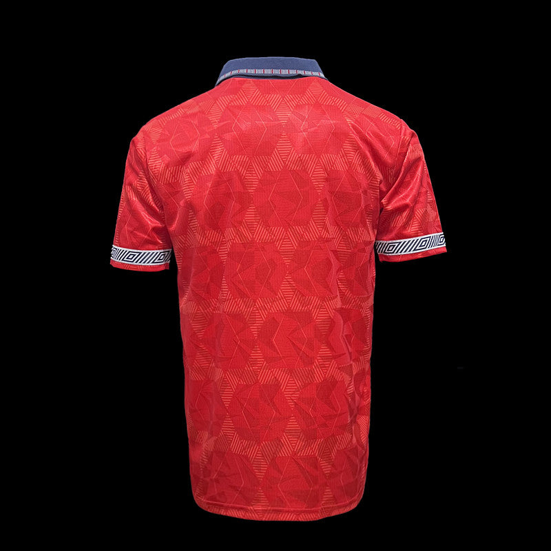 England Retro Away Soccer Jersey World Cup 1990