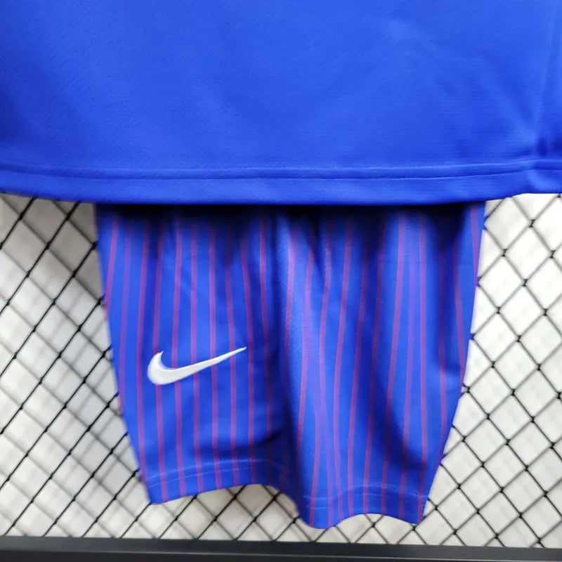 France Randal Kolo Muani 12 Kids Home Soccer Jersey Euro 2024
