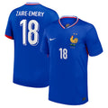 France Zaire-Emery 18 Home Soccer Jersey Euro 2024