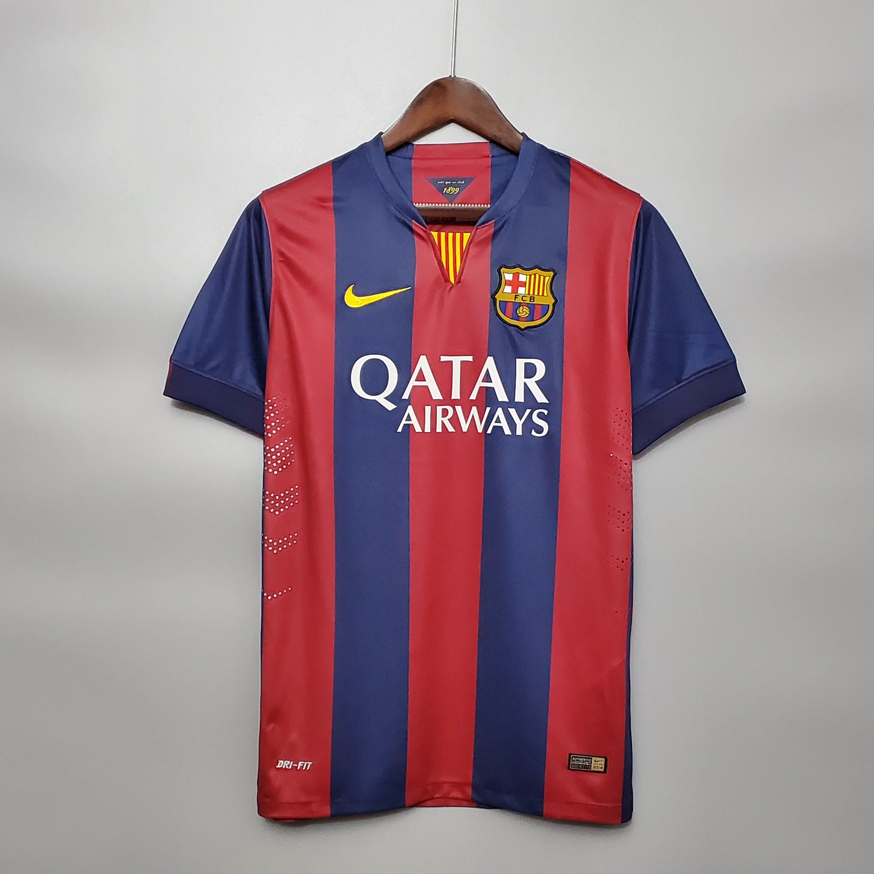 FC Barcelona Neymar JR 11 Retro Home Soccer Jersey 2014-2015