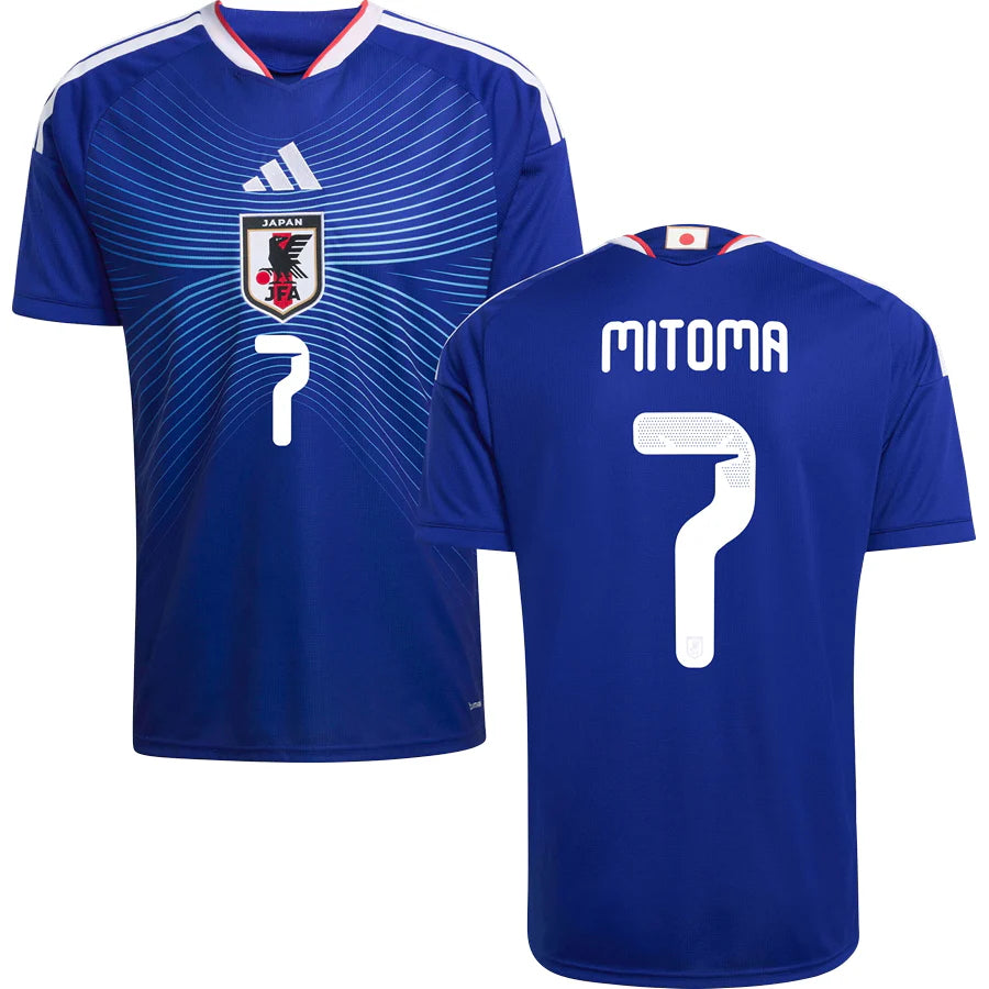 Japan Kaoru Mitoma 7 Home Soccer Jersey World Cup 2026