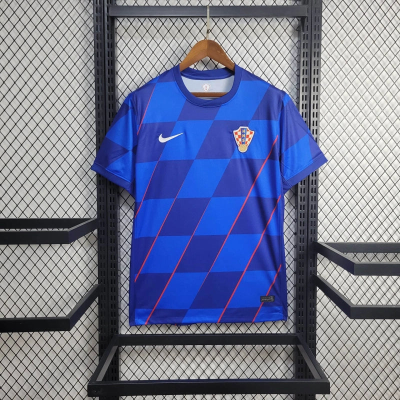 Croatia Dejan Lovren 6 Away Soccer Jersey Euro 2024