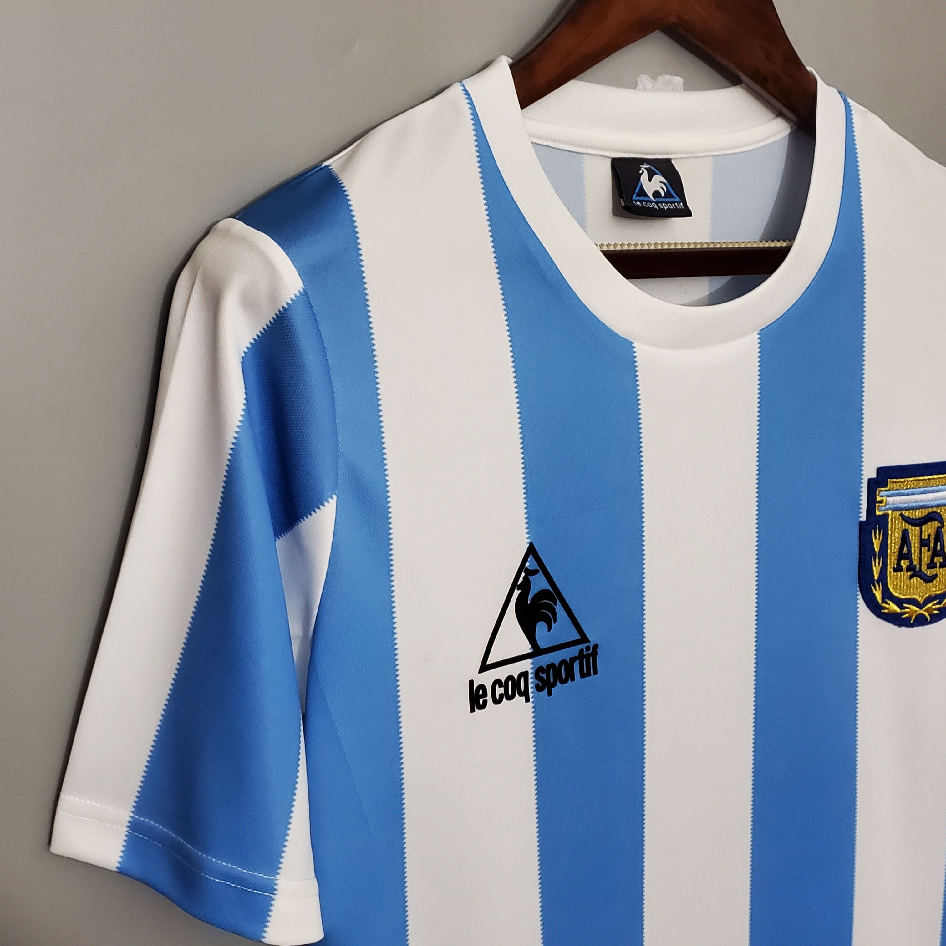 Argentina Home Retro Soccer Jersey World Cup 1986