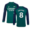 Arsenal Martin Odegaard 8 Long Sleeve Third Soccer Jersey 2023/24