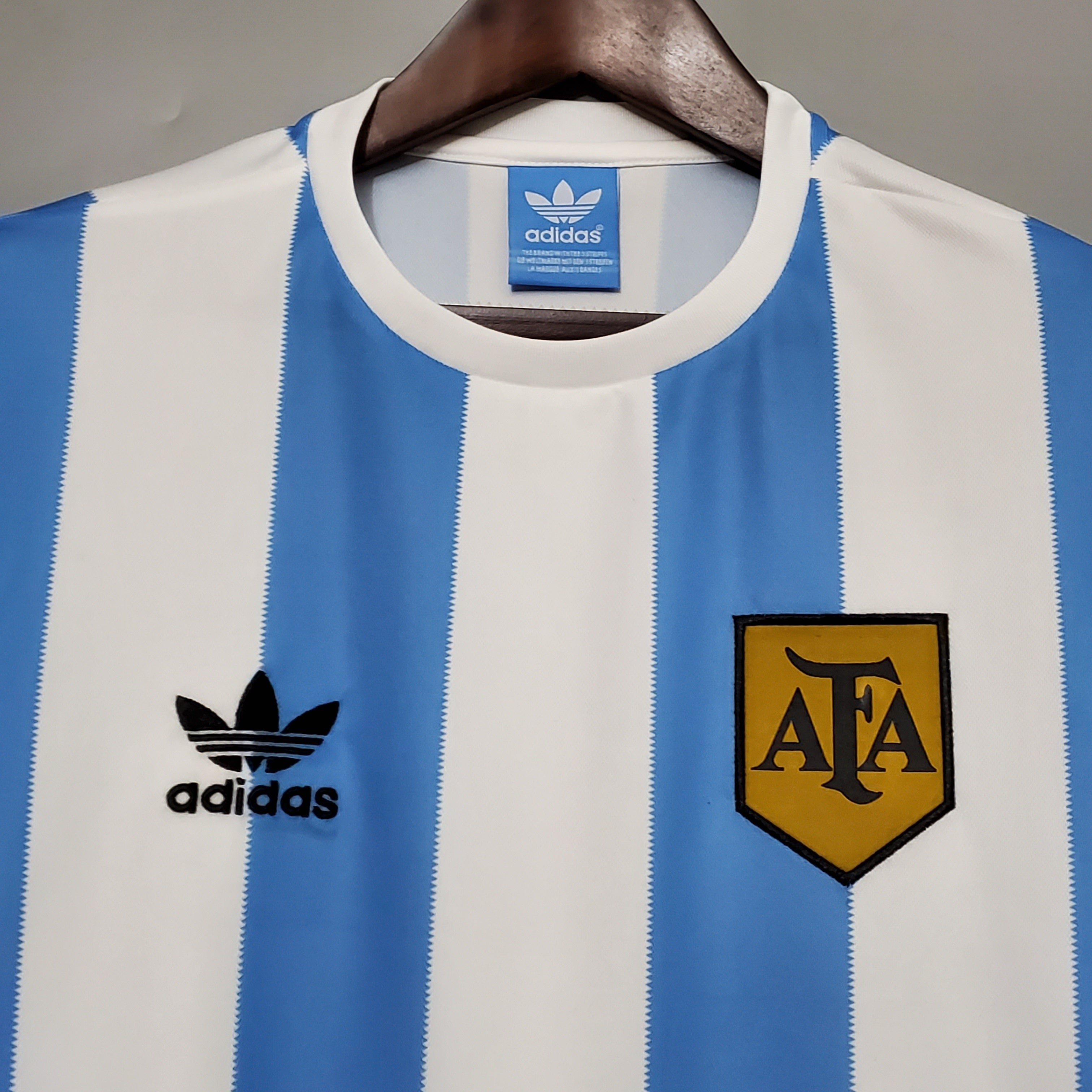 Argentina Home Retro Soccer Jersey World Cup 1978