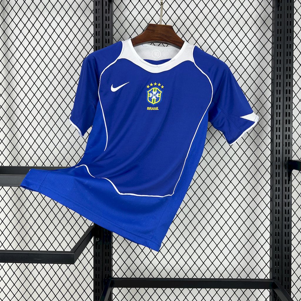 Brazil Away Retro Soccer Jersey 2004-2006