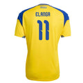 Sweden Anthony Elanga 11 Home Soccer Jersey World Cup 2026