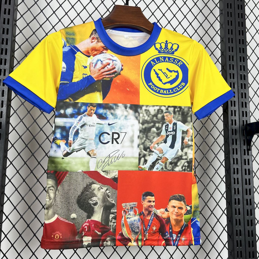 Cristiano RonaldoCareer Club Kids Special Edition Soccer Jersey 2025-2026