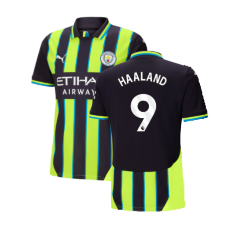 Manchester City Erling Haaland 9 Away Soccer Jersey 2024/25