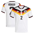 Germany Antonio Rudiger 2 Home Soccer Jersey World Cup 2026