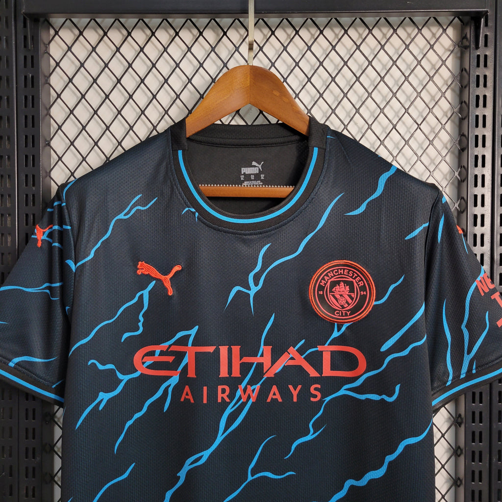 Man City Erling Haaland 9 Third Soccer Jersey 2023/24