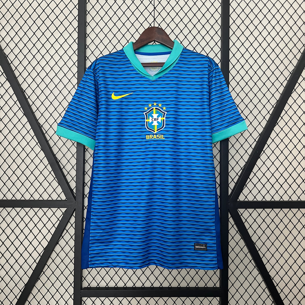 Brazil Richarlison 9 Away Soccer Jersey 2024/25