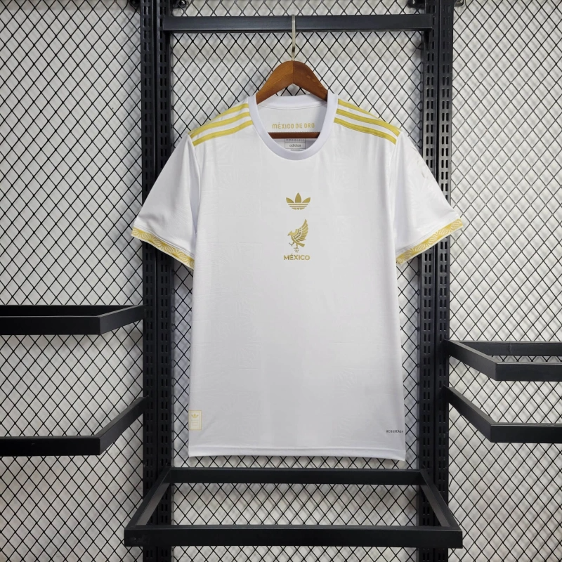 Mexico de Oro Limited Edition Soccer Jersey 2025-2026 - White