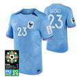 France Vicki Becho 23 Home Soccer Jersey World Cup 2023