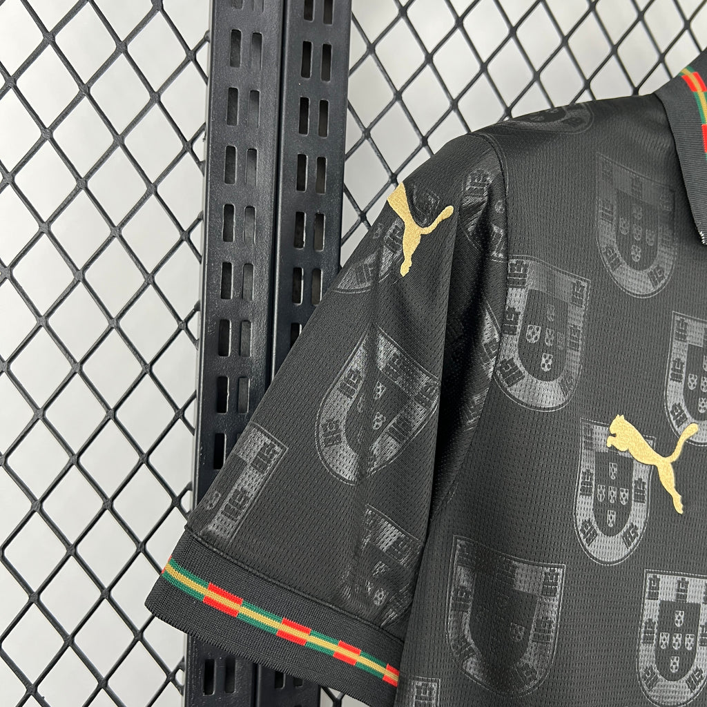 Portugal X Eusébio "Pantera Negra" Special Edition Soccer Jersey 2025-2026 - Black