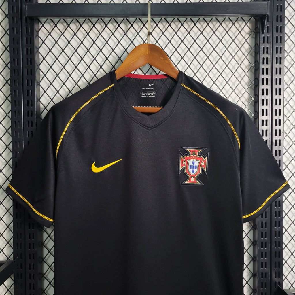 Portugal Cristiano Ronaldo 7 Retro Away Soccer Jersey World Cup 2006