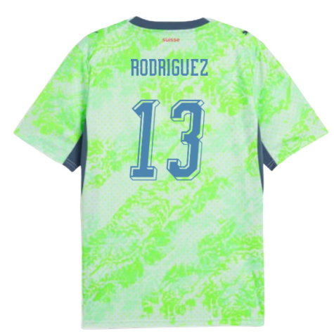 Switzerland Ricardo Rodríguez 13 Away Soccer Jersey World Cup 2026