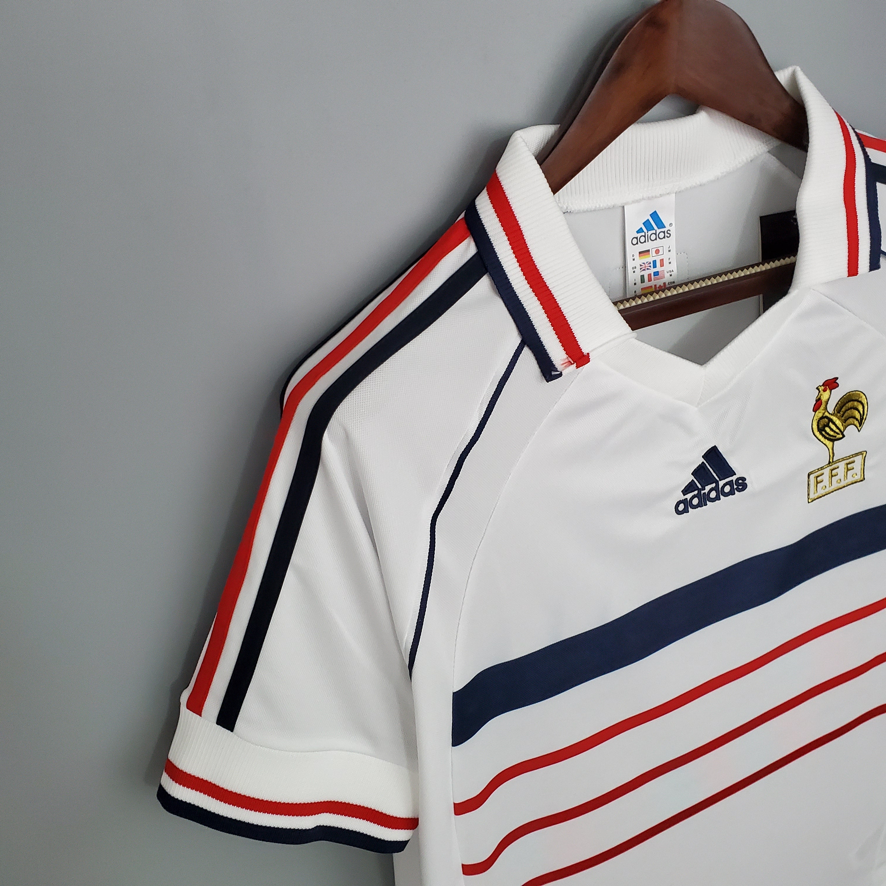 France Thierry Henry 12 Away Retro Soccer Jersey World Cup 1998