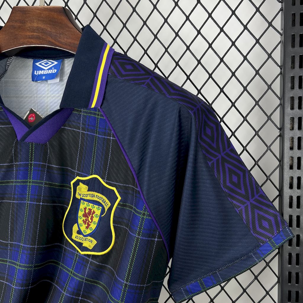 Scotland Retro Home Soccer Jersey 1994-1996