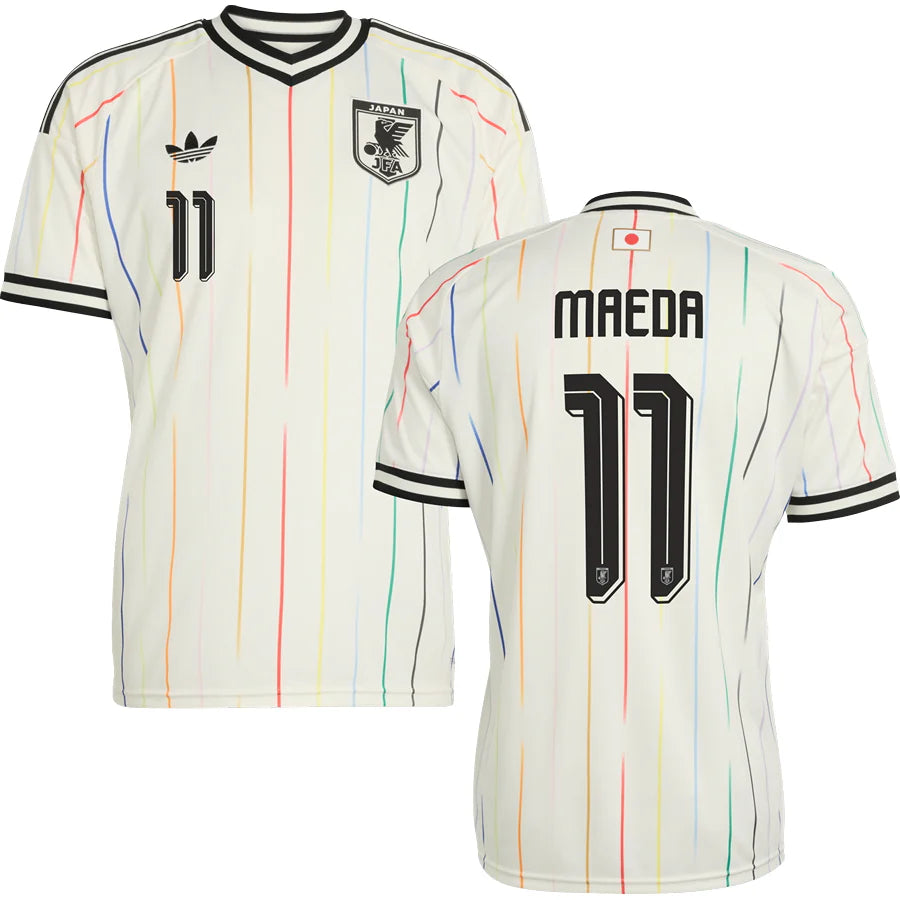 Japan Daizen Maeda 11 Away Soccer Jersey World Cup 2026
