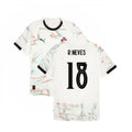 Portugal Ruben Neves 18 Away Soccer Jersey 2025/26