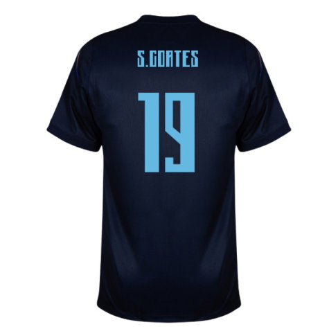 Uruguay Sebastián Coates 19 Away Soccer Jersey World Cup 2026