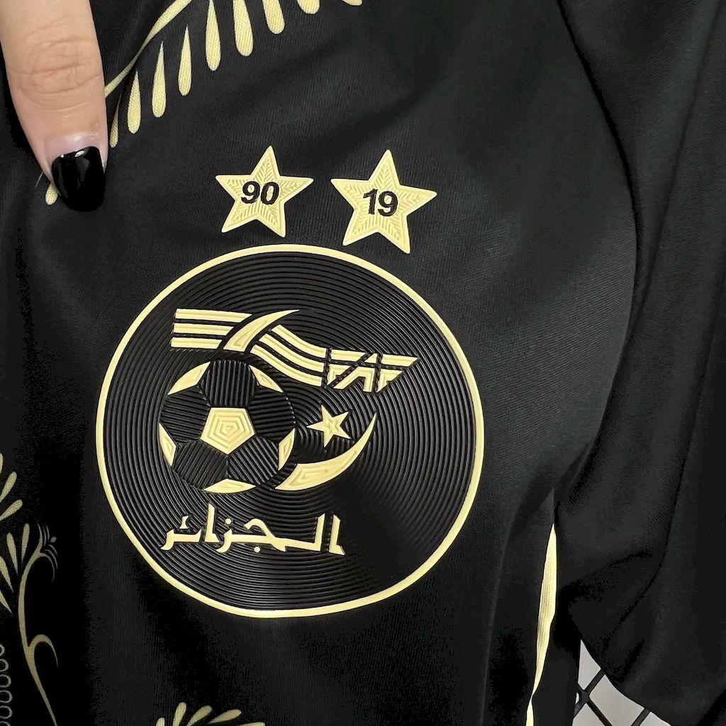 Algeria x Karakou Special Edition Soccer Jersey 2024/25 - Black