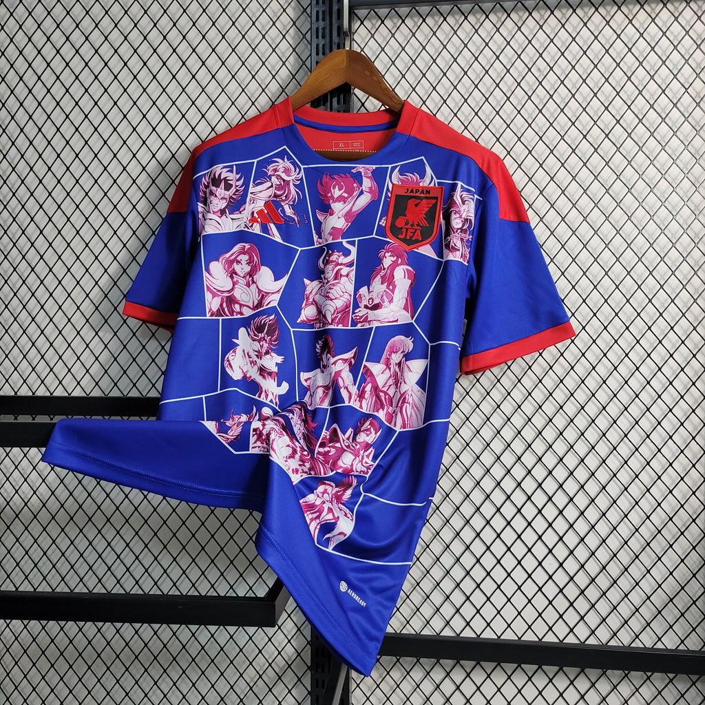 Japan Gold Saints Anime Limited Edition Soccer Jersey 2023/24 - Blue